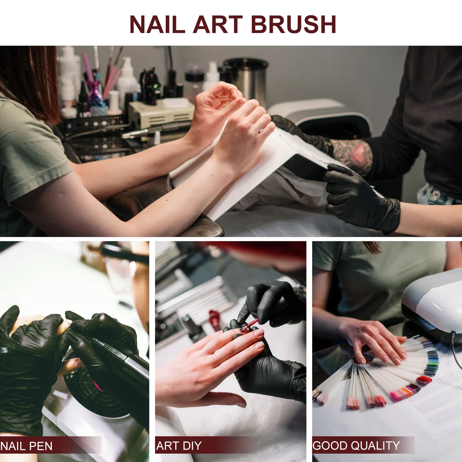 아트펜 전문 매니큐어 도구 DIY 크리스탈 드로잉 디자인 네일 브러쉬 키트 살롱용 네일아트 용품