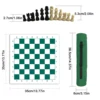 Chess Set PU Leather Chess Sets Travel Folding Board Games Parent Child Interactive Educational Toys Desktop Puzzle Board Game F 6