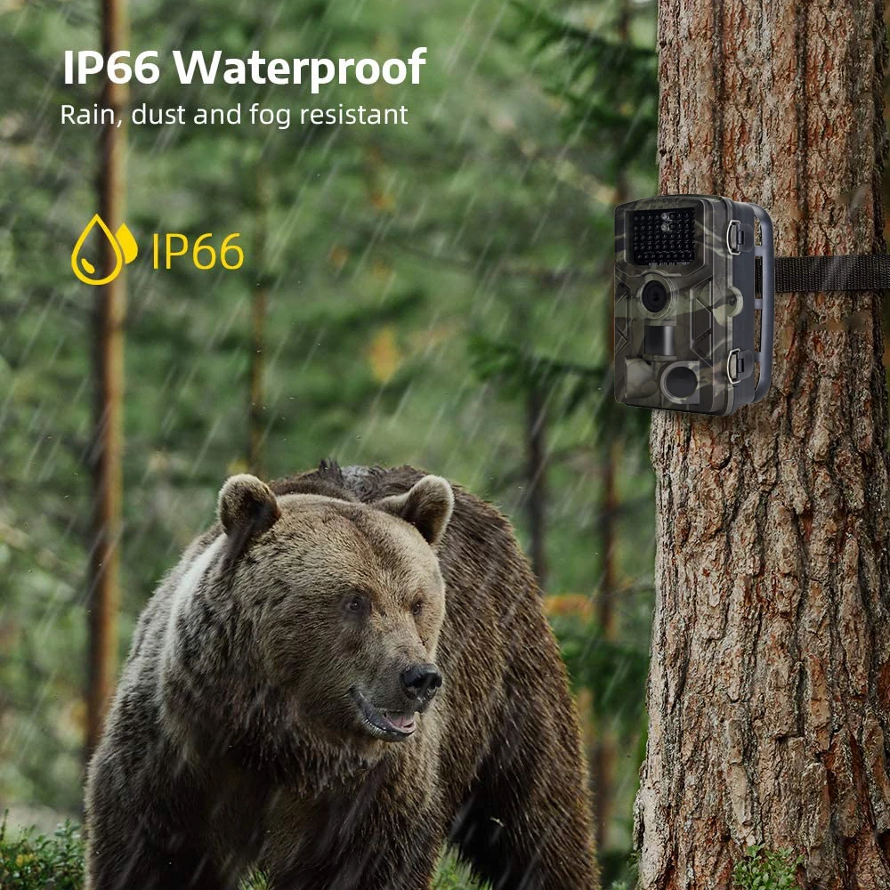 Trail Camera Outdoor Wildlife Hunting HD 24MP 2.7K 940NM Waterproof IR Night Vision