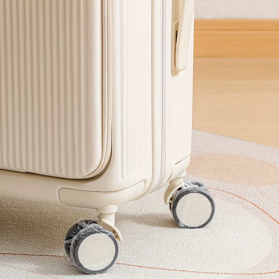 Luggage Wheel Cover 50/80pcs Dustproof Suitcase Protectors For Trolley Cases Disposable Travel Accessories