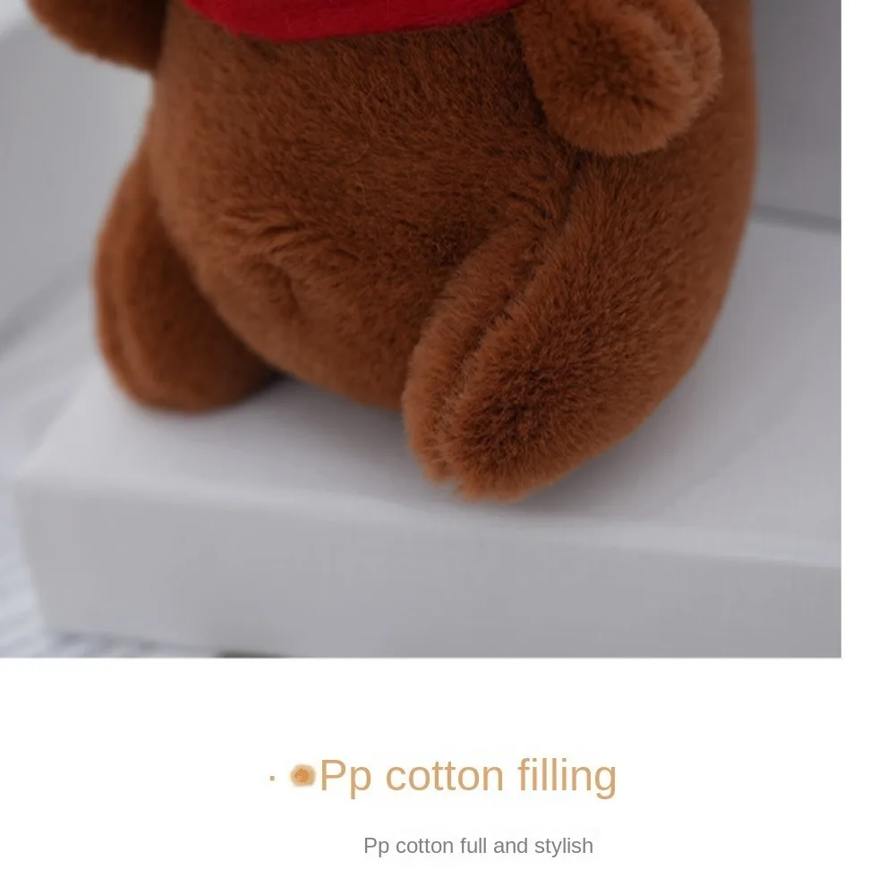 Cartoon Capybara Plush Keychain Soft Stuffed Animal Toy Gift_voghion.com