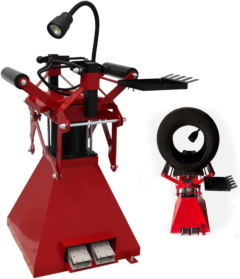 Tire Spreader Changer Tire Repair Machine Garage Equipment Tires Changer Machine Repair Tool with LED Lamp 220V