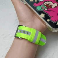 Bande de moulage en nylon tissé de haute qualité pour Apple Watch, bande 9, bracelet Smart iWatch Series 8, 7, 6, 5, 4, 3, SE, nouveau 5