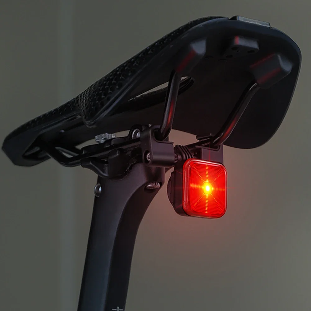 Bike Rear Light High Brightness Quick Release Portable Bicycle Saddle Tail Light Waterproof LED Charging Lamp Cycling Accessory