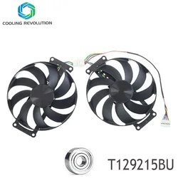 88MM T129215BU DC12V 0.50AMP 6-Pin Graphics card fan For ASUS CMP 30HX Cooling Fan