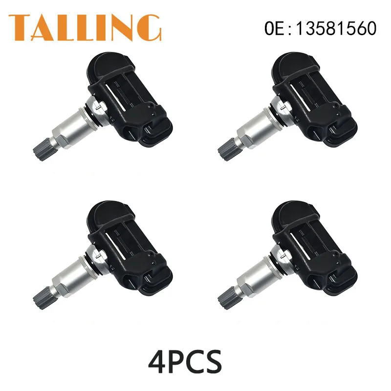 

13581560 4Pcs TPMS Tire Pressure Sensor for Opel Zafira Tourer C Adam Astra Cascada Insignia A Vauxhall Chevrolet Corvette Volt