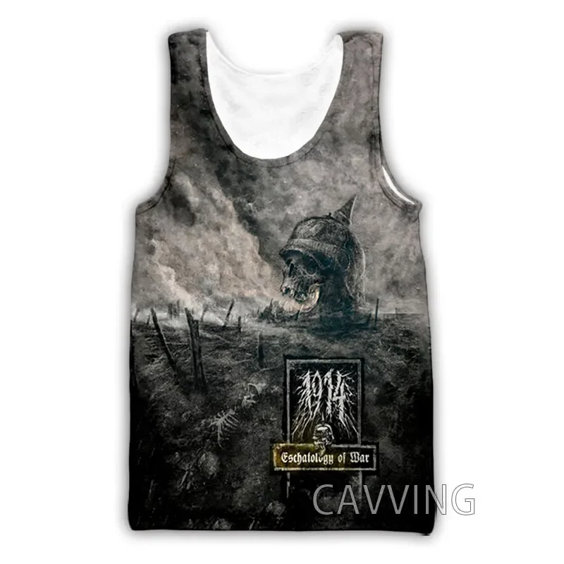 

CAVVING 3D Printed 1914 Rock Band Tank Tops Harajuku Vest Summer Undershirt Shirts Streetwear for Men/women