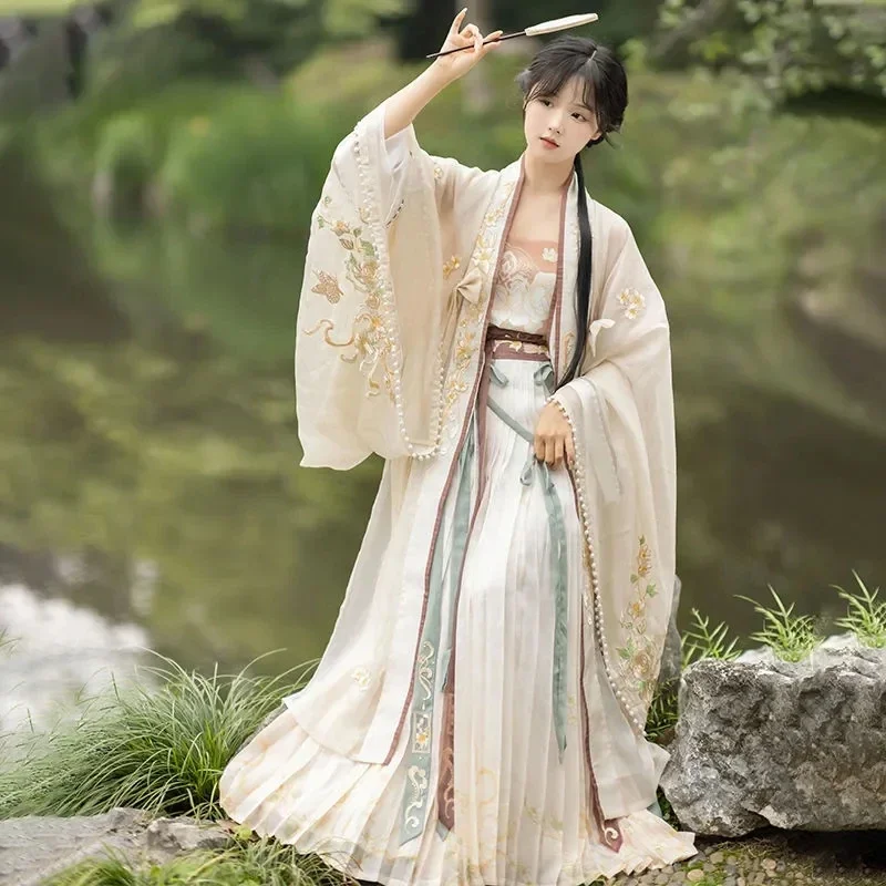 Song Women's Han Chinese Clothing Summer Improvement Ancient Costume