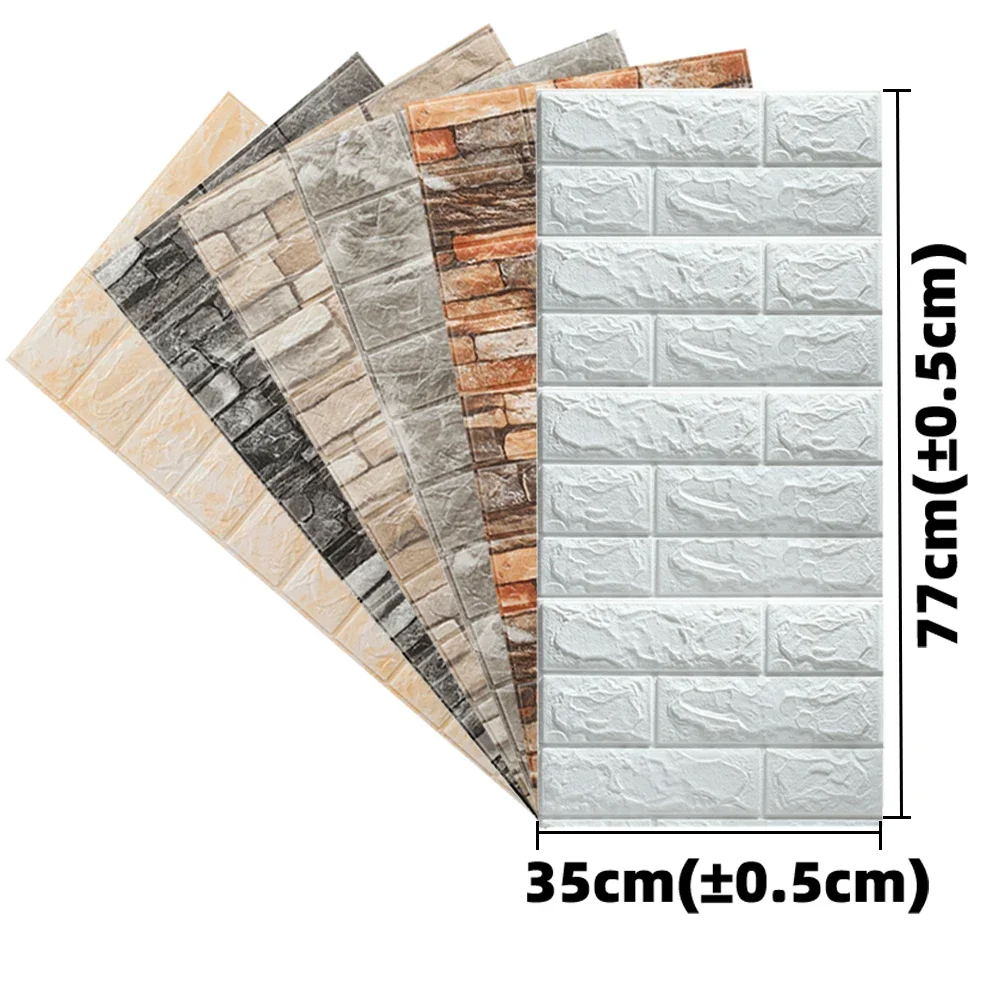 Wall Stickers Self Adhesive Foam Wallpaper Panels Home Decor 3D