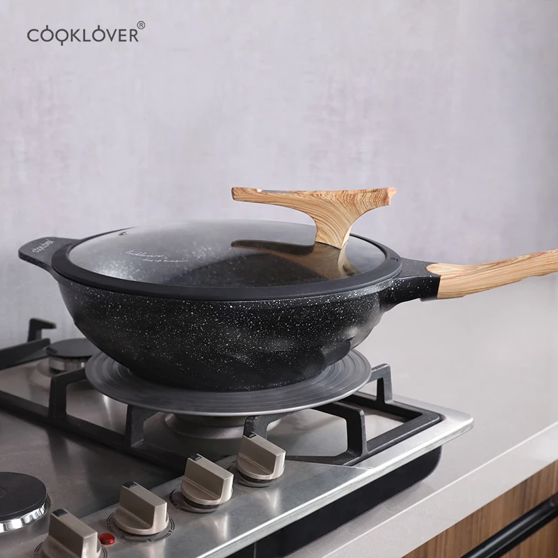  COOKLOVER Nonstick Woks And Stir Fry Pans Die-cast