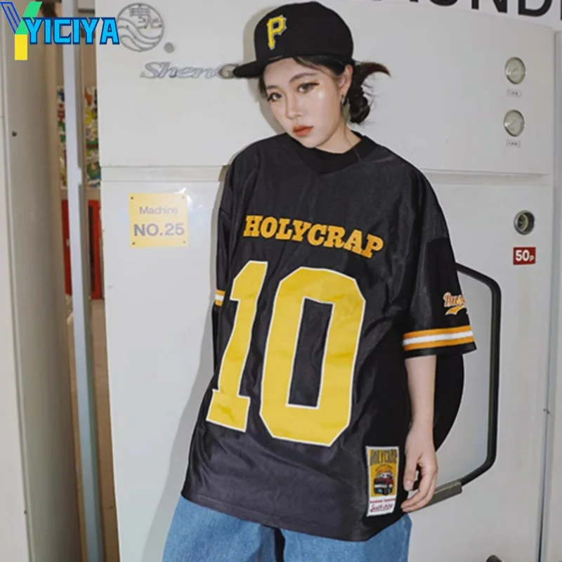 

YICIYA T-shirt y2k kpop crop Top women short Sleeves t-shirts summer High quality blouses Oversized West Coast tees fashion 2023