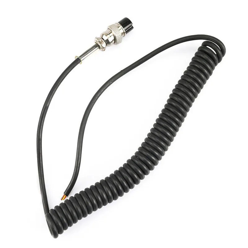 ICOM HM-36 Microphone Replacment 8 pin Speaker PTT Mic Cable Line for IC-449C 229C Kenwood MC-44 261 Car Radio Walkie Talkie