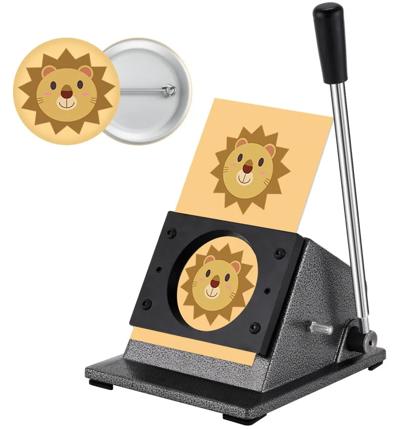 Parisさま☆切り抜き Button Paper Cutter Graphics Punch Cutter Manual Button