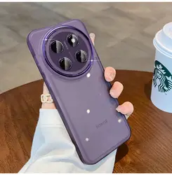 Custodia TPU trasparente tutto incluso con copertura per obiettivo per smartphone
