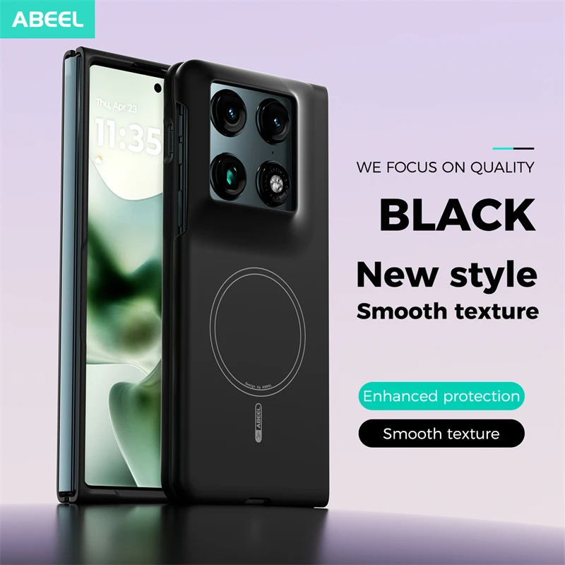 Luxury Magnetic Liquid Silicone Case with Built-in Flocking Protection