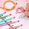 Magic Bendy Flexible Soft Pencil with Eraser Colorful Creative Novelty Bend Pencils for Kids Students Gift School Supplies 2