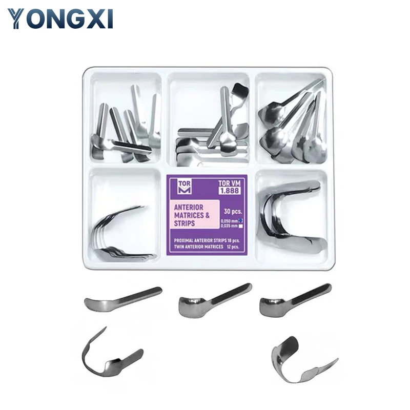 Yongxi Dental Strips Prossimali Odontoiatria Grande Piccolo Doppio Anteriore Matrix Band Ring Cunei Holder Twin Front Matrici Tools