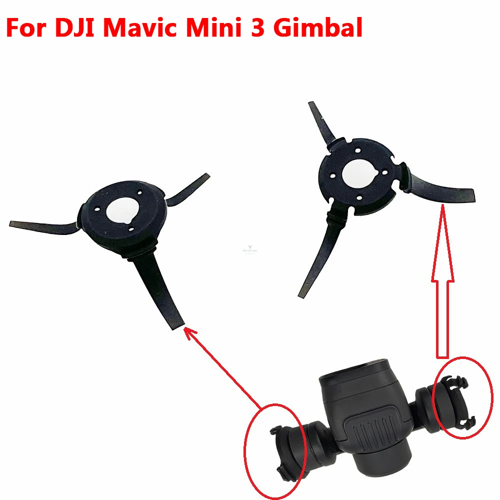 DJI Mini 3/3 Pro Drone 왼쪽 및 오른쪽 고무 댐핑 쿠션 충격 흡수 ..