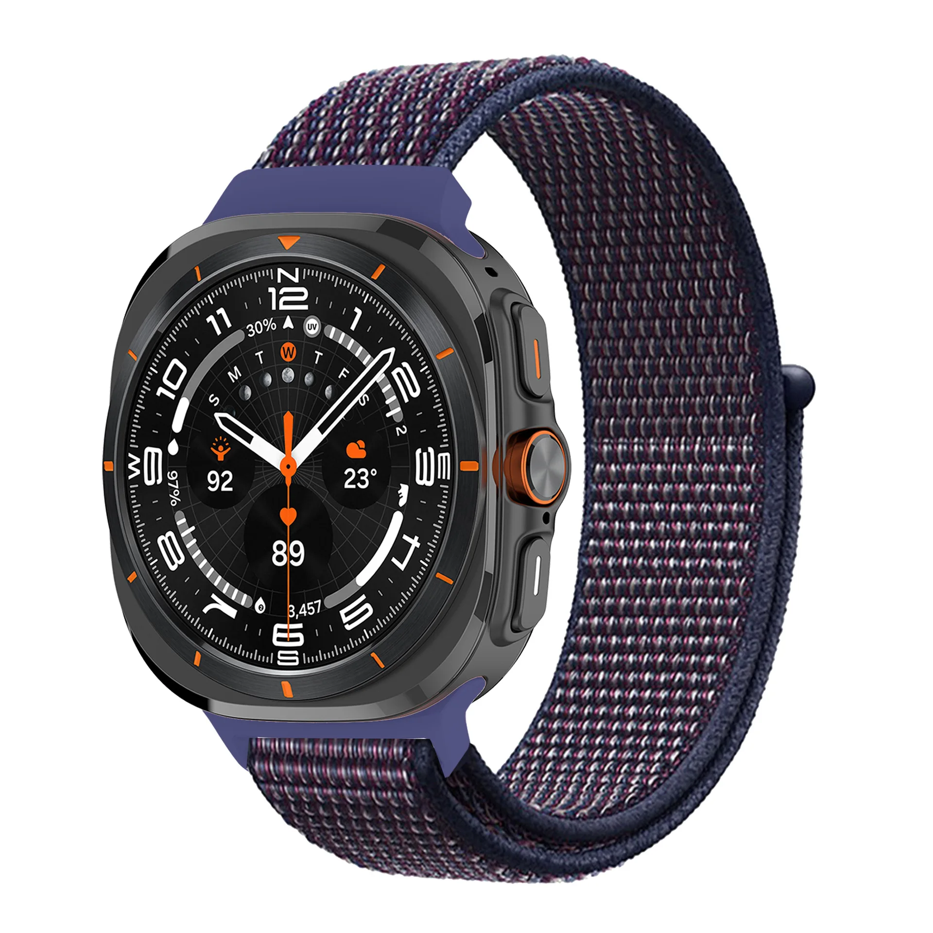 Adjustable Sport Nylon Loop Strap for Smartwatches - Ultra 47mm