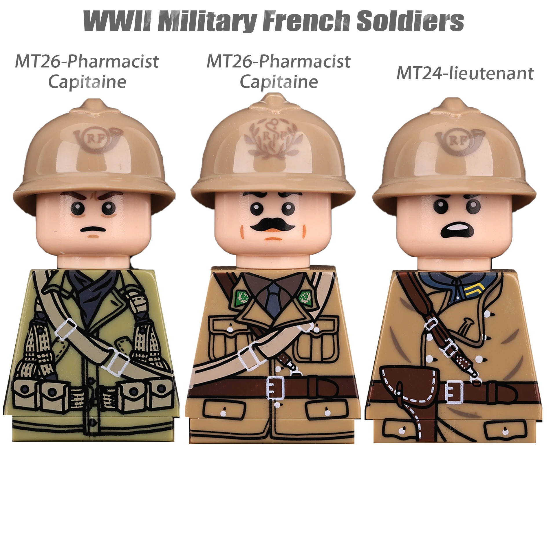 WW2 Winter Soldiers Building Block Set - Military Figures & Weapons Collection