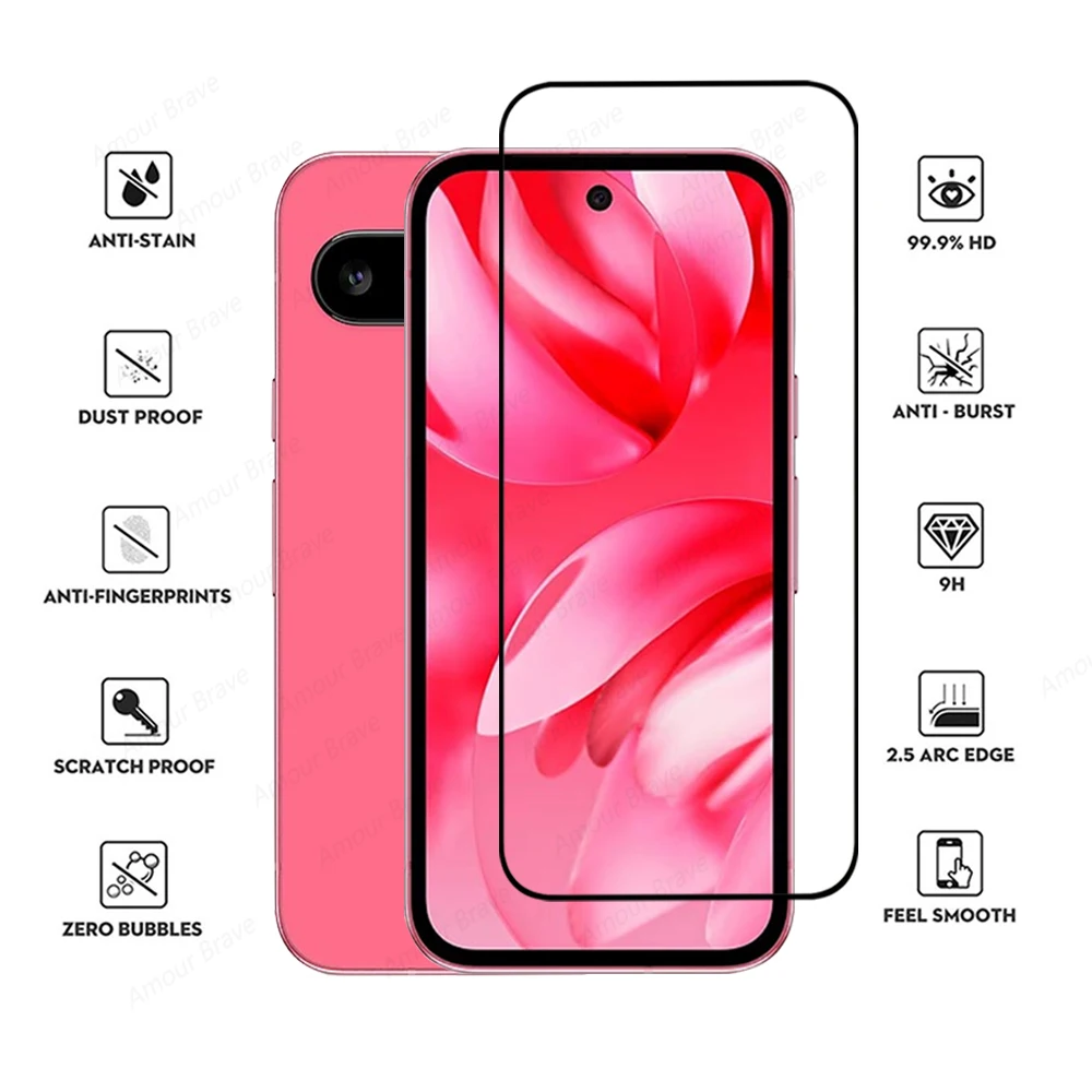 Premium 4-in-1 Tempered Glass Screen & Camera Lens Protector Set