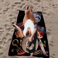 The Famous Band Queen Band Freddie Mercury Beach Towel For Kids Personalized Bath Towel Pool Vacation Gift Picnic Towel Gift 2