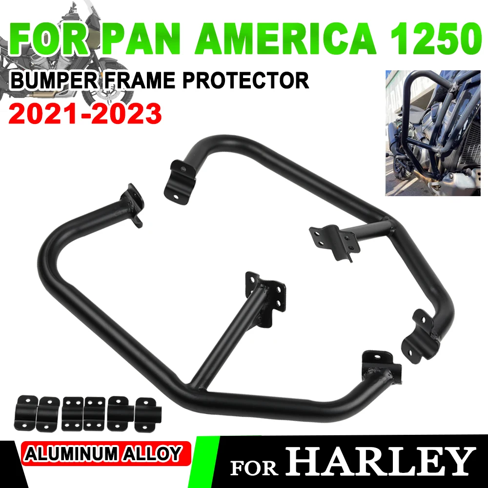 

Engine Guard Crash Bars Stunt Cage Bumper Frame Protector For Harley PAN AMERICA 1250 S PA1250 RA1250 S 2021 2022 Accessories