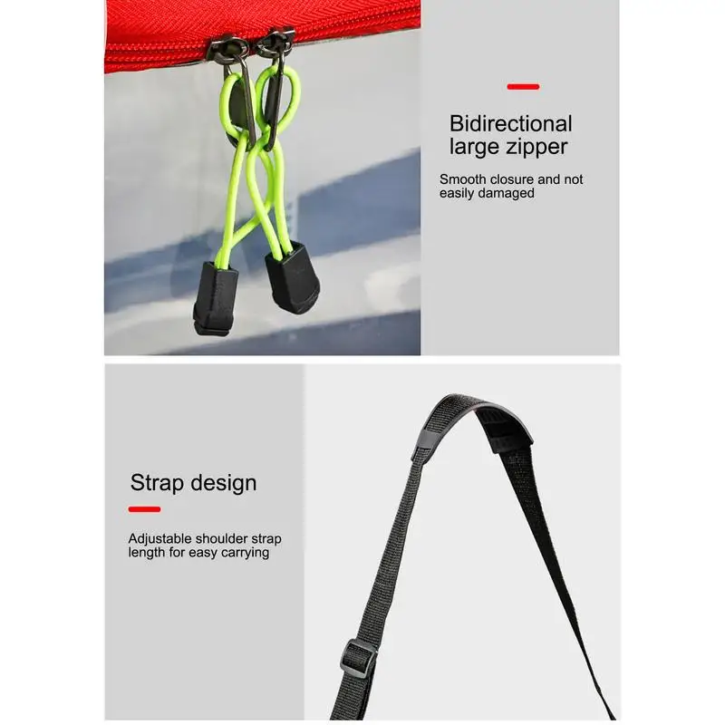 20L Transparent Fishing Bucket Foldable EVA Fish Bucket Live Fishing Bait Storage Bag With Breathable Hoel Camping Water Bag