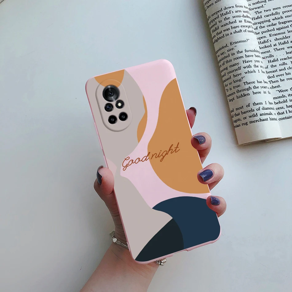 Floral Cat Cartoon Silicone Phone Protector Case - Stylish Back Cover