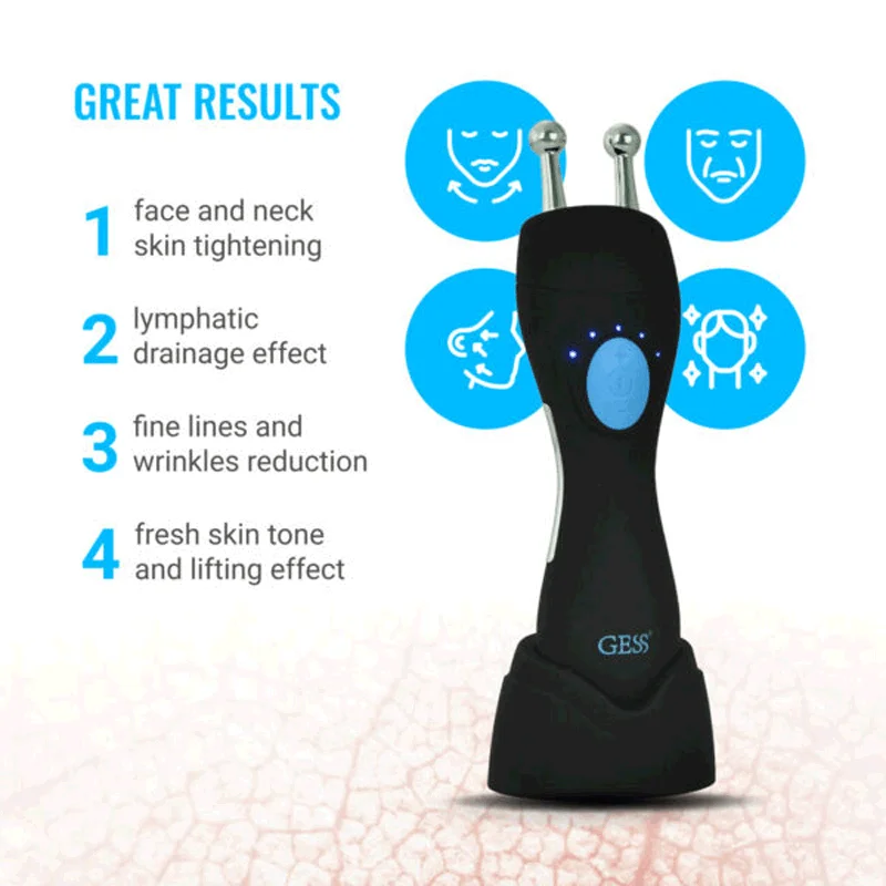 GESS Microcurrent Facial Device, Face Lift Massager Anti Aging Skin and Neck Care Beauty Tools for Home,Office 5
