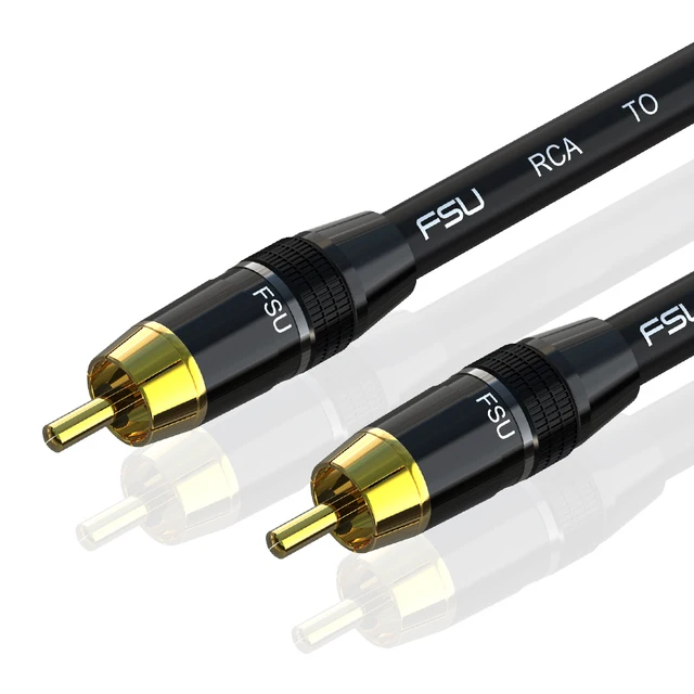 High Quality Gold Plated Male to Male RCA Audio Cable: Enhance Your Sound Experience