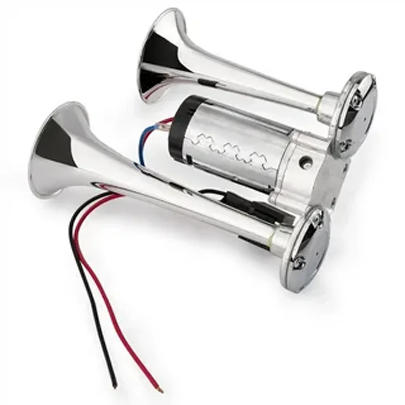 Super-sound integrated waterproof car treble 12v electric horn harvester truck electric whistle air horn