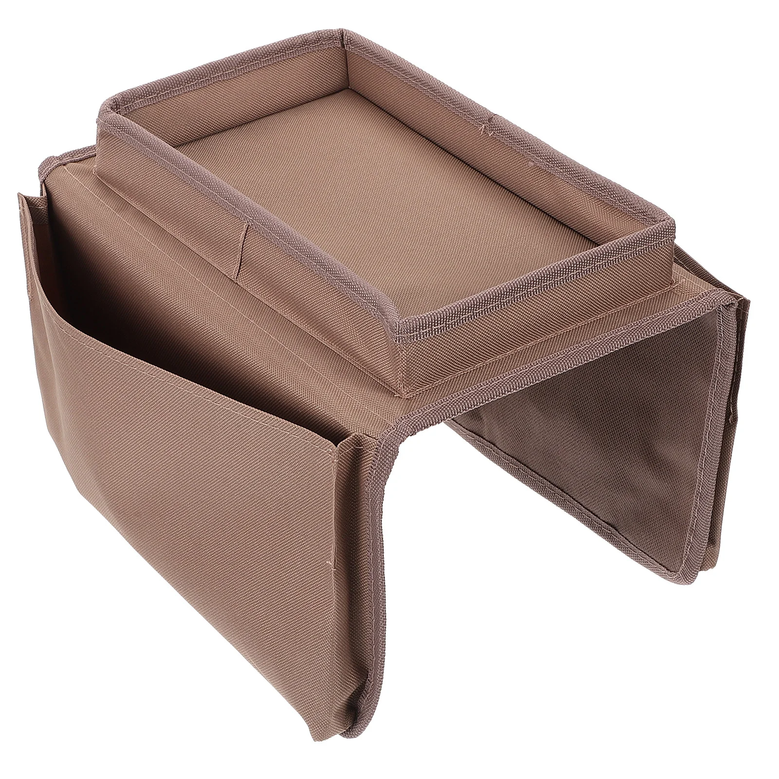 

Sofa Armrest Organizer with Pockets Cup Holder Tray Couch Armchair Hanging Storage Bag for TV Remote Control Drinks Snacks