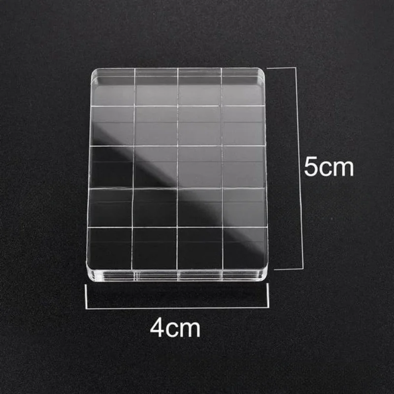 Clear Stamps Clear Rubber Stamps Acrylic Stamp Block for Transparent Seal Stamp DIY Scrapbooking