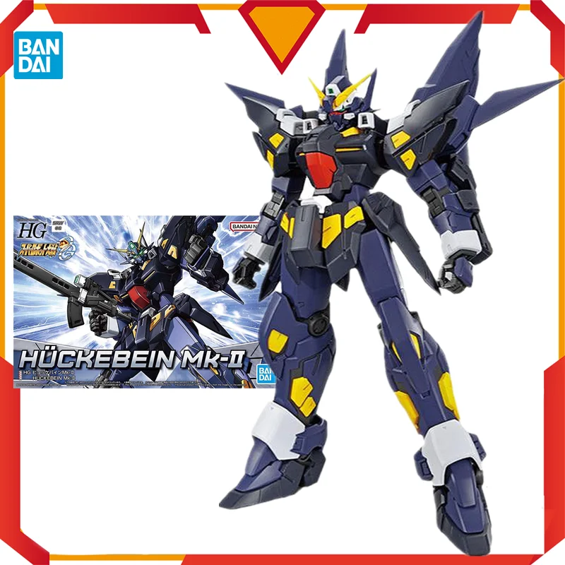 

In stock Bandai Original Super Robot Wars OG Anime Model HG 1/144 HUCKEMEIN MK-Ⅱ Action Figure Assembly Model Toys
