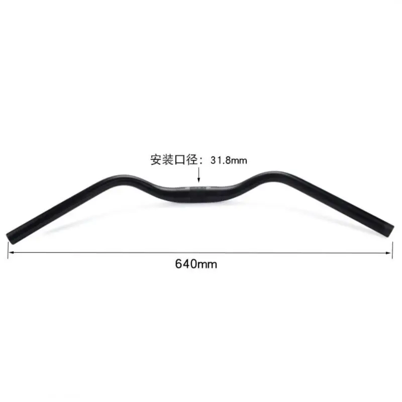 31.8 Mm Bicycle Swallow Handlebar M Type Aluminum Alloy Retro Comfort City Road Bike Parts Handlebar Bicycle Cycling Parts bicycle accessories bicycle handlebar