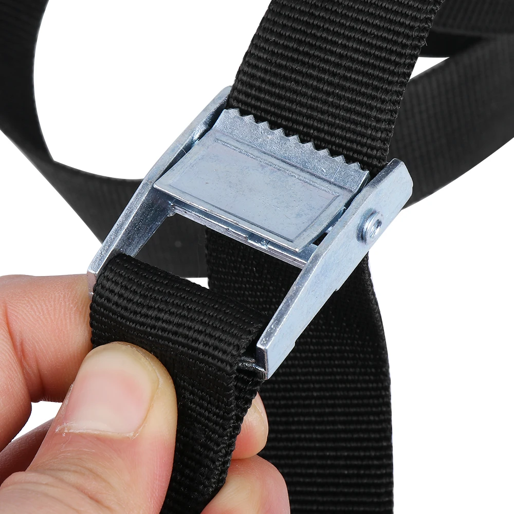 1-6M Black Hot New Buckle Belt Car Cargo Strap Strong ratchet Luggage Lashing Cargo Bundling Auto Accessories