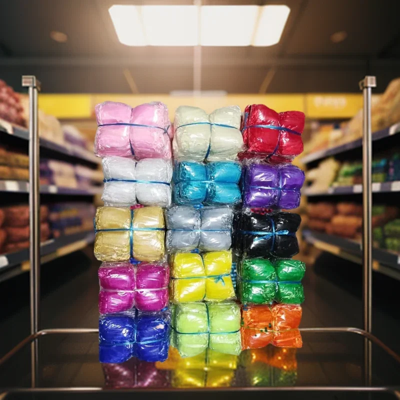 500 Stück mehrfarbige große DIY-Organza-Beutel mit Kordelzug, Beutel, Geschenkbeutel, Verpackung, Hochzeit, Party, Gastgeschenke, Aufbewahrungsdisplays