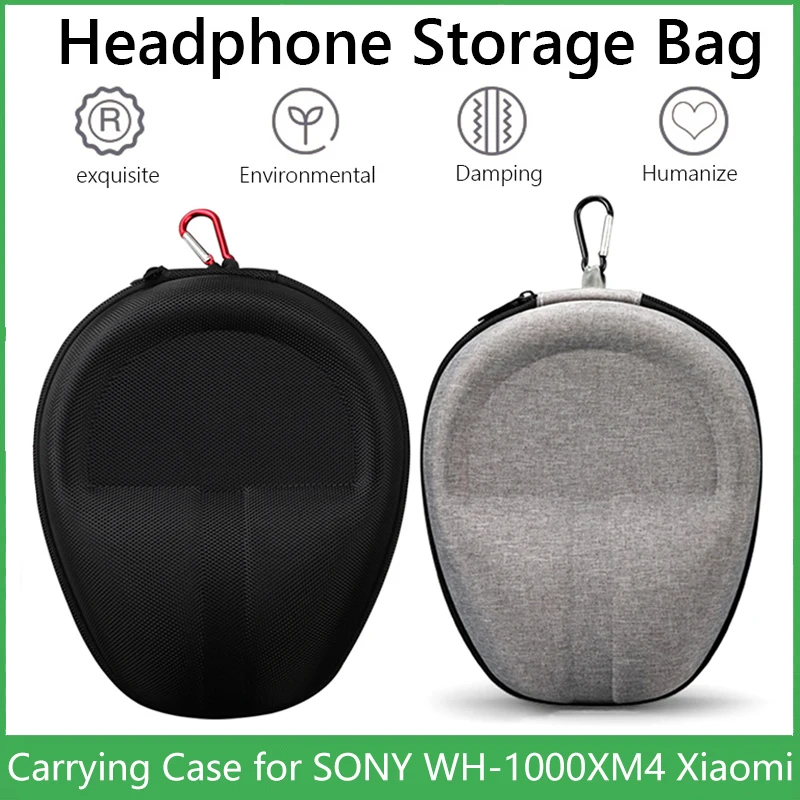 Custodia Rigida Per Cuffie In Eva Per Sony Wh-1000Xm4 Xiaomi Audio-Technica Ath-M50X Ath-M20X Accessori Per Cuffie Wireless