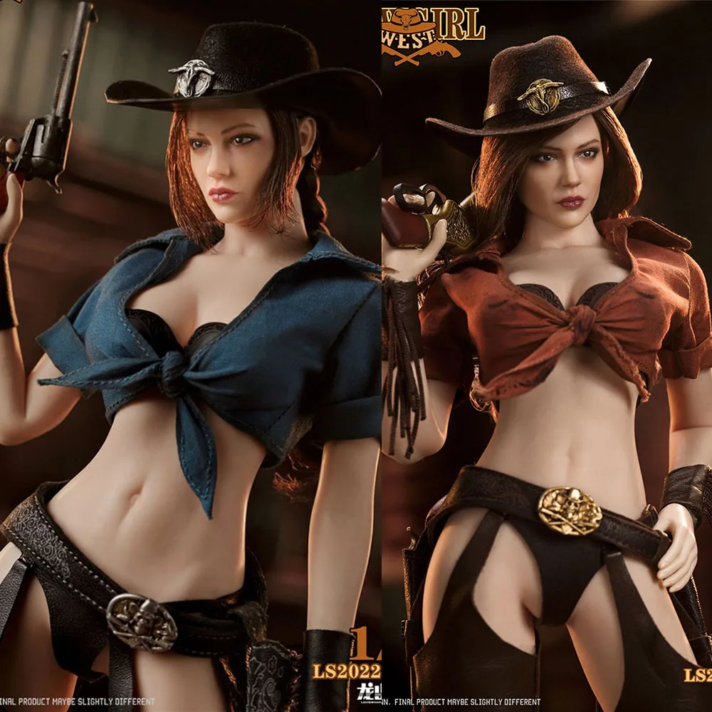 Ls2022-08-figura de acción de vaquero del Oeste, cazador de recompensas, caza de la belleza, juego completo de 12 pulgadas, modelo de soldado, mejor regalo de colección, 1/6