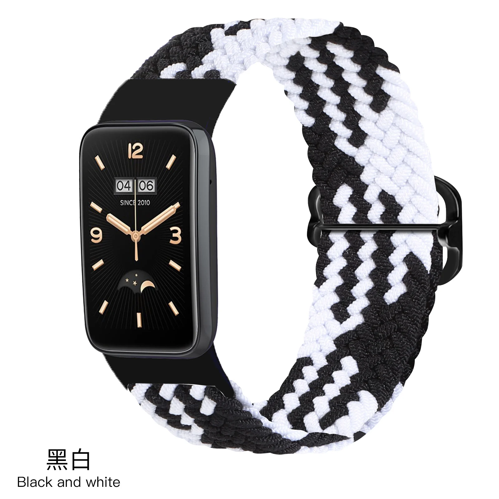 Elastic Braided Solo Loop Wristband Strap for Fitness Tracker Bracelet