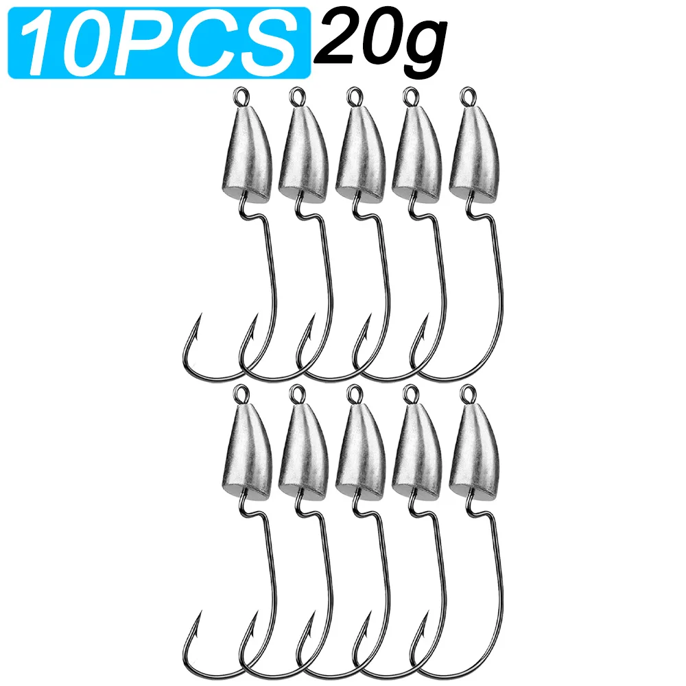  slider image of 10PCS Metal Jig Head