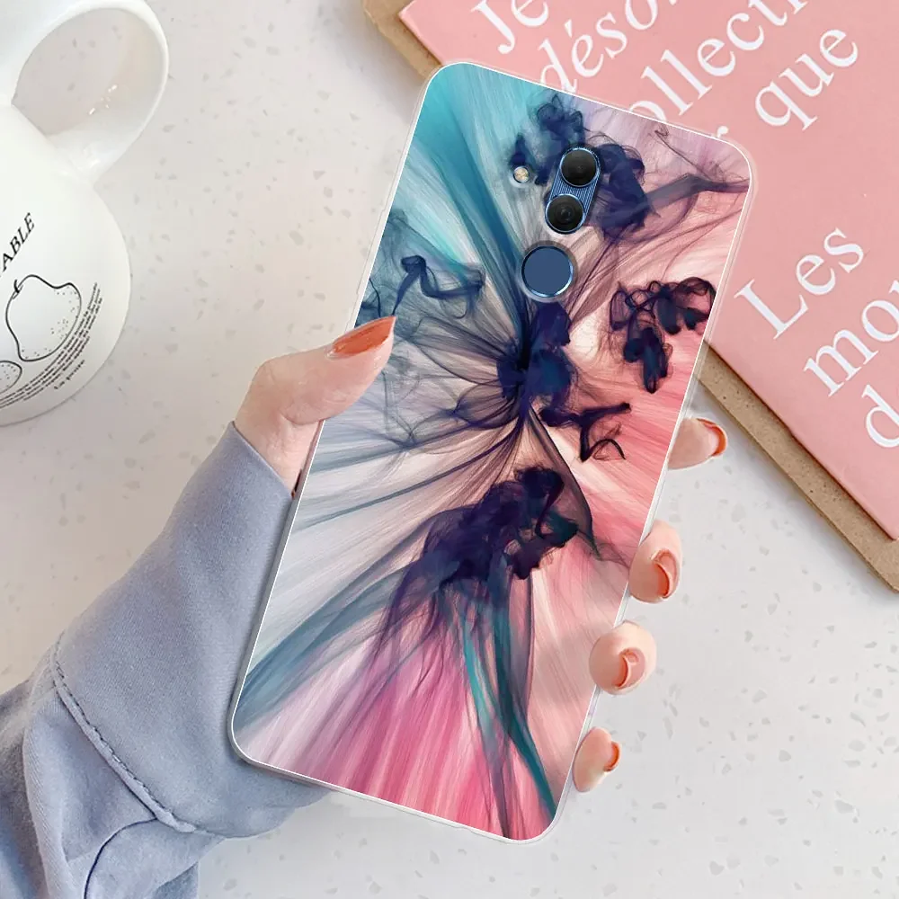 Elegant Marble Chic Girl Silicone Clear Phone Case - Protective Bumper Cover