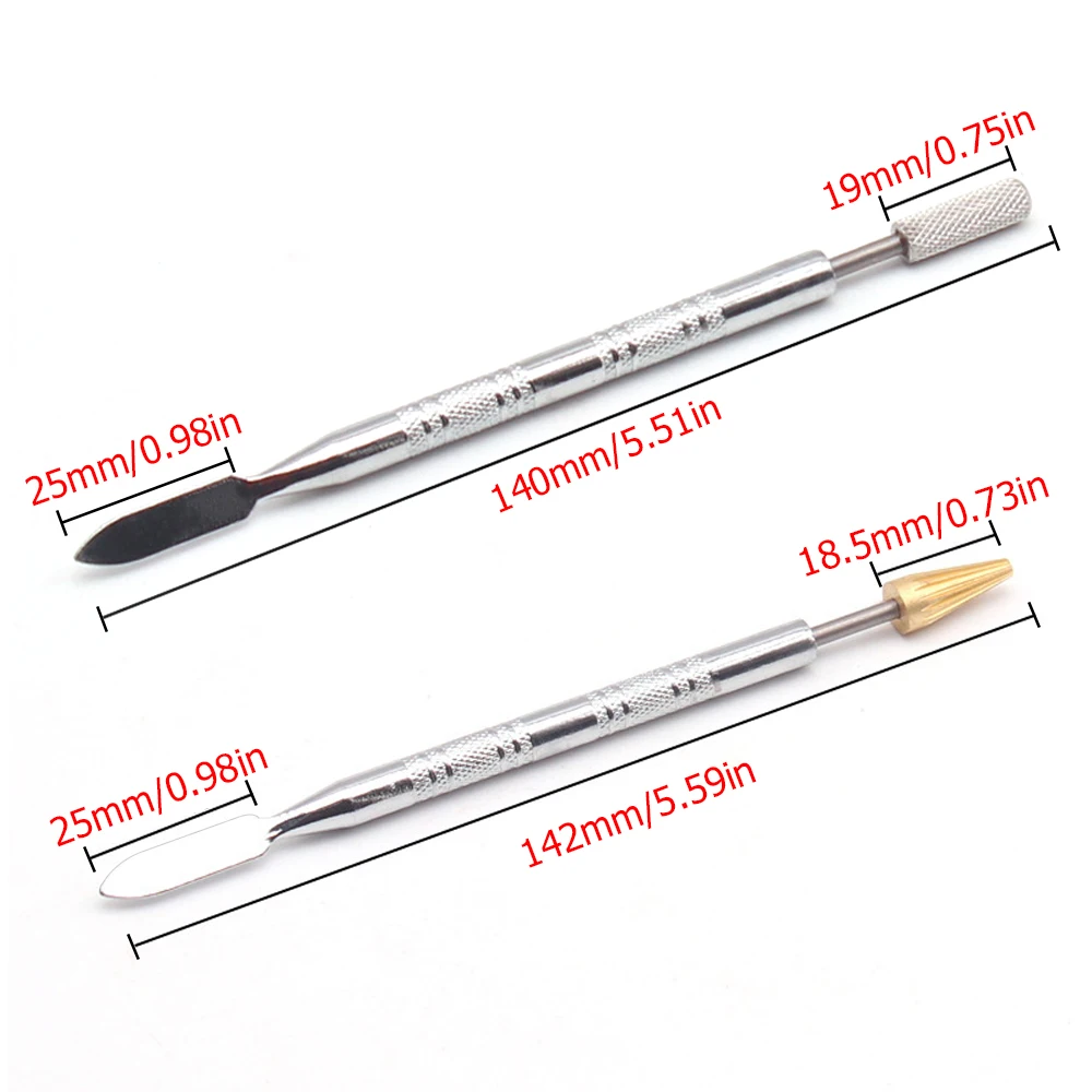 Leather Dye Pen 25mm DIY Leather Dual Double Head Edge Oil Gluing Dye Painting Applicator Stick Speedy Paint Roller Tool