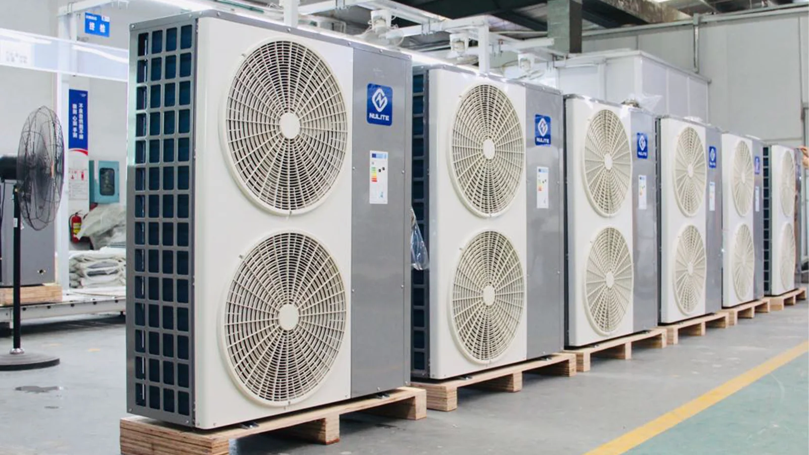 High COP Nulite EVI DC Inverter 10kw 16kw 21kw 23kw 30kw 40kw