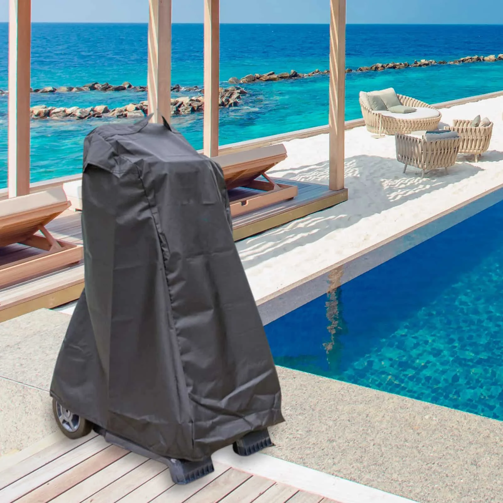 PortableAutomaticPoolCleanerCoverMultipurposeWaterproof
