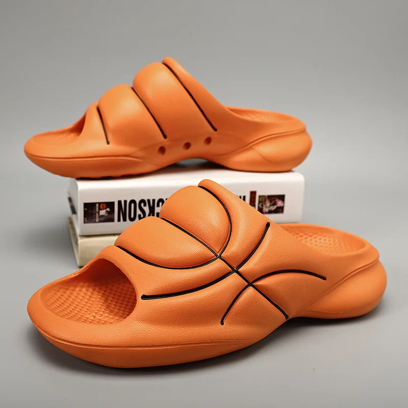 Slīdošās čības vīriešiem Neslīdošas čības iekštelpām ārā ar biezu zoli, īpaši mīkstas, neslīdošas, mīkstas putas_voghion.com