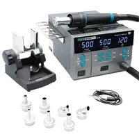 SUGON 8610DX Pro 1000W Hot Air Rework Station Microcomputer Digital Display BGA Rework Station Curved Nozzle Welding Repair Tool 1