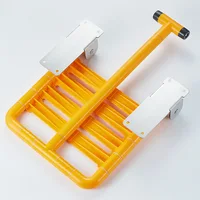 Bathroom shower folding stool bathroom safety anti-slip hanging stool toilet elderly bath seat wall-mounted wall chair 2