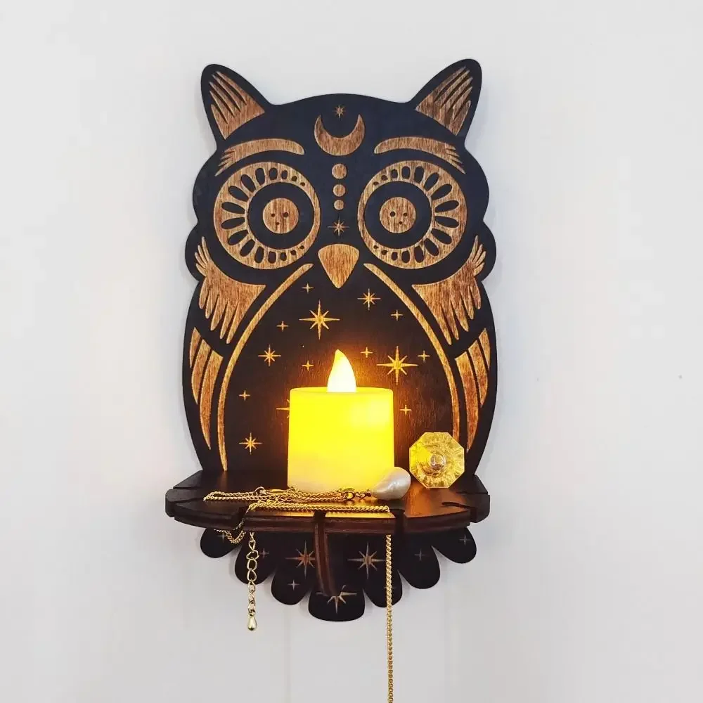 Description Picture 4 of itemNew Crystal Decorative Shelf Wooden Carving Pattern Handicraft Crystal Rack Home Candle Holder Decor Crystal Display Stand Craft